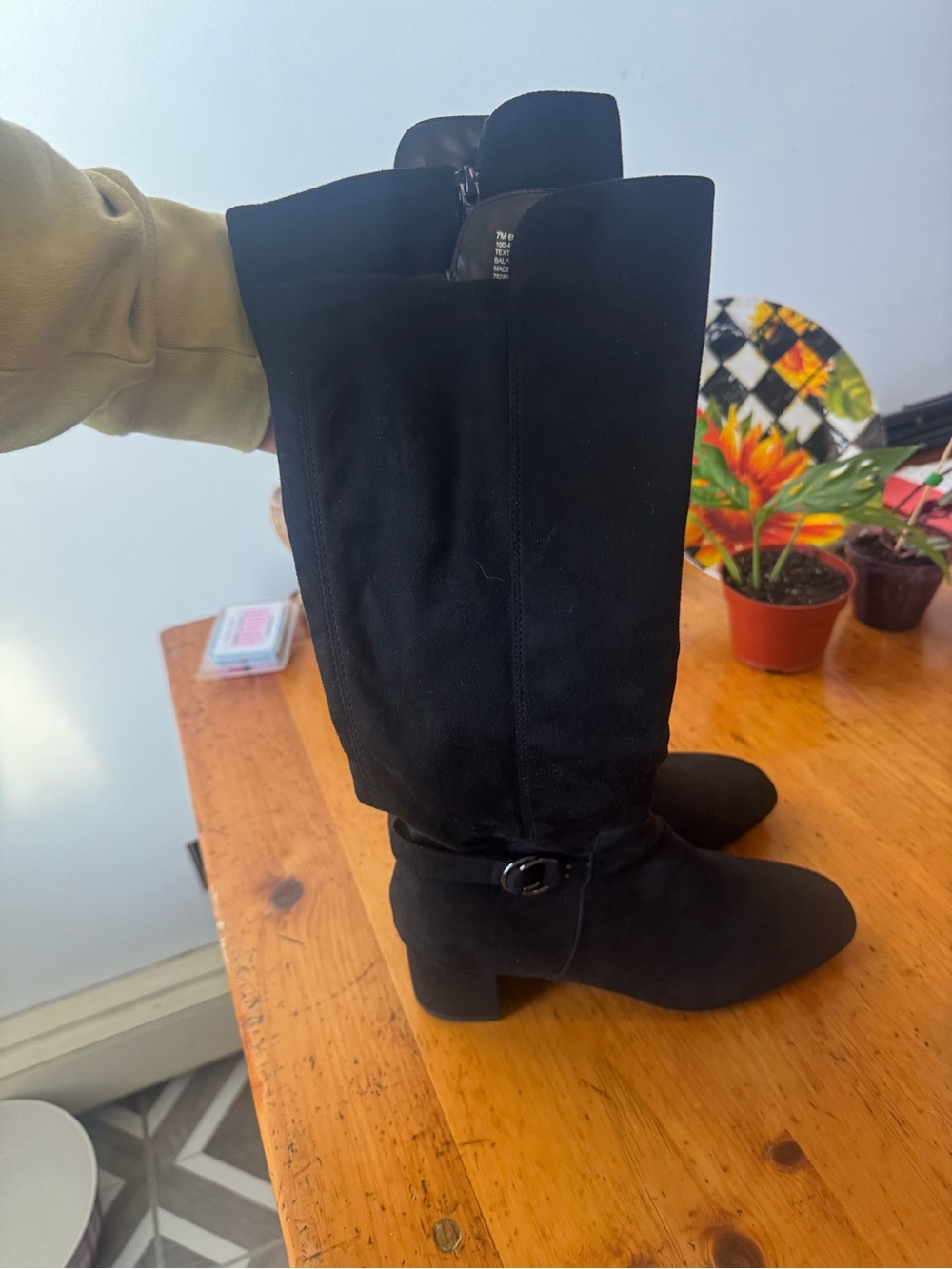 East 5th Classic Black Knee-High Women's Boots
